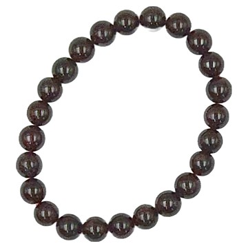 紅石榴細緻手串  8mm  紅色  1個