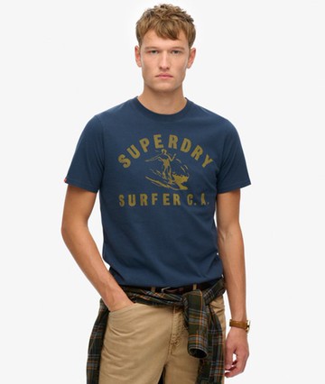 Superdry Men's Lo-fi Outdoor Relaxed T-shirt Navy Size: Xxl