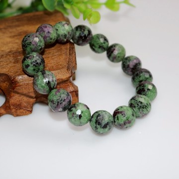 天然孔雀石手鏈鏡面原石男款霸氣項鏈綠色玉石手串寶石配件飾品