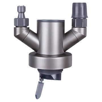 ANTIAN 廚房下水道三通防臭轉接頭/廚房浴室防臭防溢水地漏/下水道分水器  10.5 x 5 x 13cm  1個