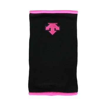 DESCENTE 運動護肘-台灣製 護具 迪桑特 DVB-8710BT-BPK 黑粉紅