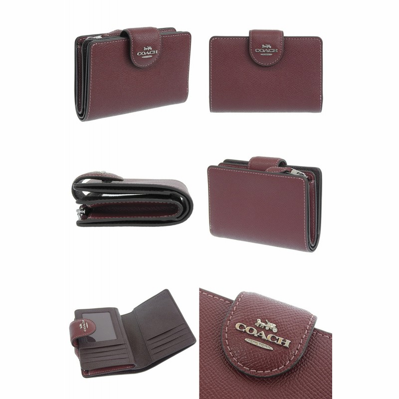 楽天市場】コーチ 財布 二つ折り COACH 6390 レッド 赤 財布