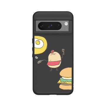 Pixel 8 Pro SolidSuit 黑 - 咻咻熊 XiuXiubear - 元氣早餐泥泥