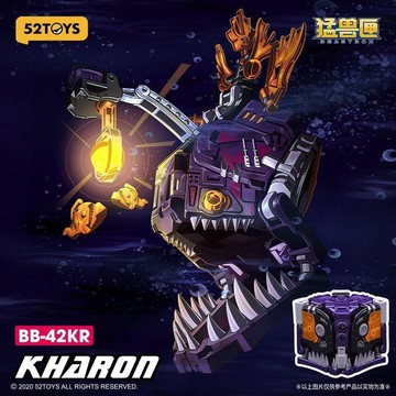 【動漫周邊✅】免運 【猛獸匣】系列卡戎 鮟鱇魚變形玩具拼裝模型國創機甲 官方正版