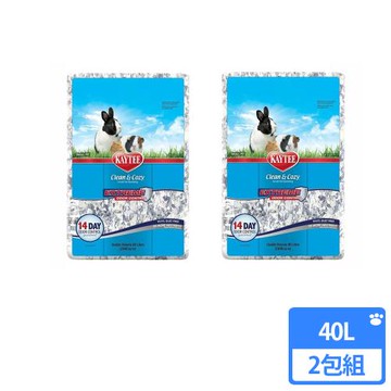 【Kaytee】寵物紙墊料 除臭40L-2包組