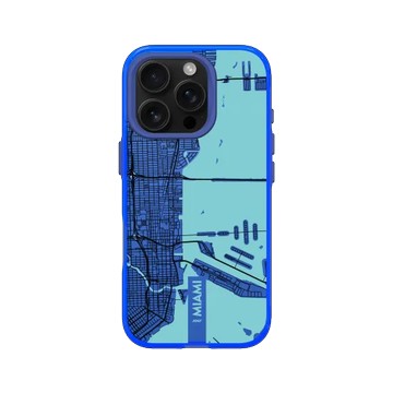iPhone 16 Pro JellyTint 激光藍 - JOCR - Miami (Black Logo)