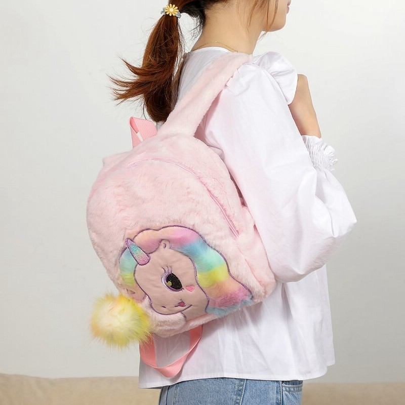 モコモコ ユニコーンリュック ミニリュック かわいい キッズ おしゃれ 通販 Lineポイント最大0 5 Get Lineショッピング