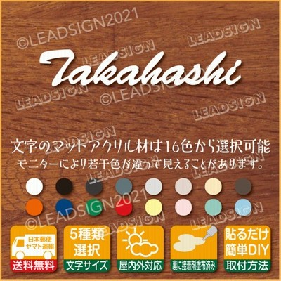 表札 手作り Takahashi 通販 Lineポイント最大get Lineショッピング
