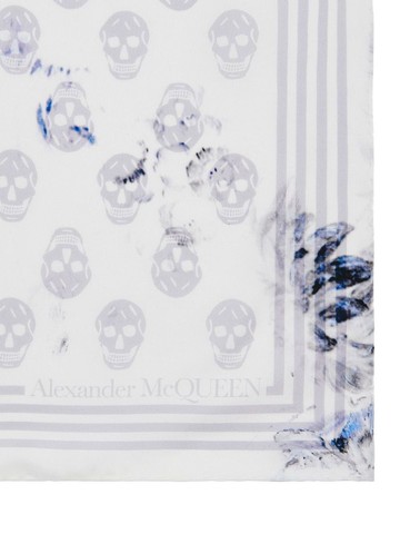Alexander McQueen Printed Silk Scarf