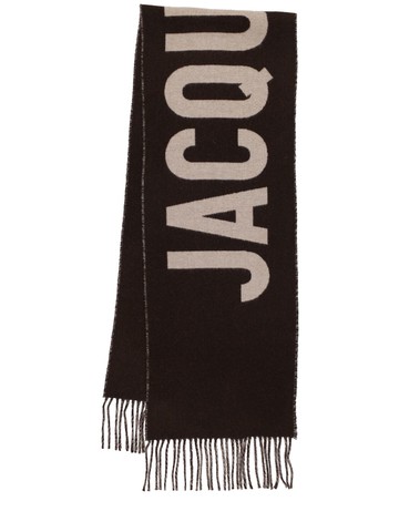 L'echarpe Logo Wool Scarf