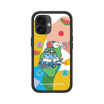 iPhone 16 Mod NX 黑 - 貓貓蟲咖波 Bugcat Capoo - 10th 環島咖波愛旅行