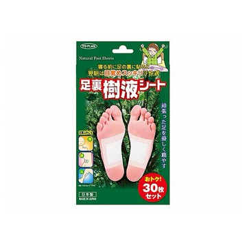 日本 TO-PLAN~足裹樹液足貼(30入／盒)