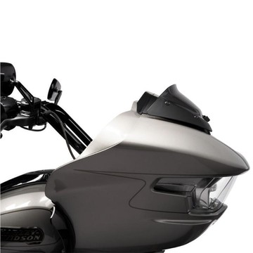 快速出貨 台灣現貨適用哈雷公路CVO121 機車改裝前擋風玻璃4.5英寸擋風 前風擋矮