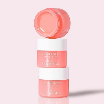 [1 盒 x 3 件] CARENEL Berry Lip Night Mask 5g – 保濕睡眠唇部護理