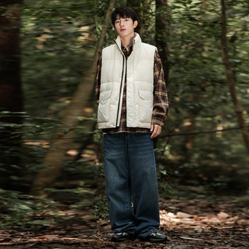 【夏日爆款】熱雪羽絨馬甲男女鼕季休閒保暖運動開衫上衣