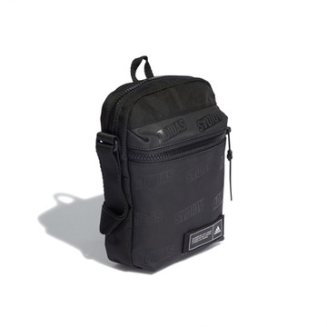 adidas 包包 Shoulder Bag 男女款 黑 小包 肩背 斜背 拉鍊口袋 輕量 愛迪達 HY0742
