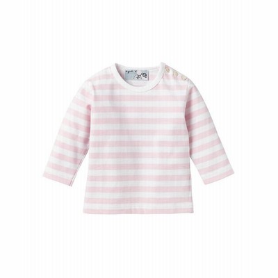 アニエスベー J008 L Ts ベビー ボーダーtシャツ キッズ ブラック 85 95cm 2歳 Agnes B 通販 Lineポイント最大get Lineショッピング