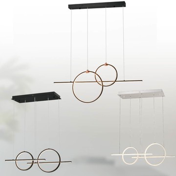 LED 簡約時尚吊燈(附遙控器)  38-80331、80332、80333