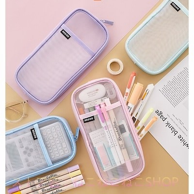 メッシュ ペンケース ふでばこ 筆箱 大容量 シンプル 文房具 筆記用具 クリア 小物入れ 筆入れ 軽量 小学生 中学生 高校生 ビジネス 社会人用 収納 ギフト 通販 Lineポイント最大get Lineショッピング