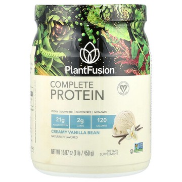 PlantFusion, 全蛋白，奶油香草豆，1 磅（450 克）