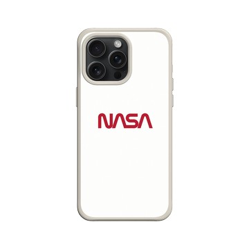 iPhone 15 Pro Max SolidX 貝殼灰 - NASA - The Worm (White)