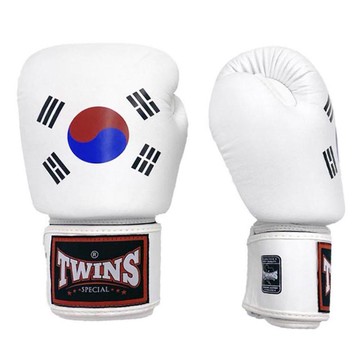 Twins Special FBGVL3-FLAG 國旗款拳擊手套 - 太極旗  12oz  1組  韓國國旗 白色