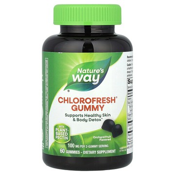 Nature's Way, Chlorofresh® 軟糖，果園水果，60 粒軟糖（每粒軟糖 50 毫克）