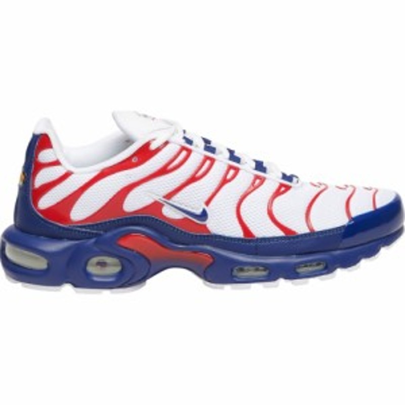 Nike air max hot sale plus red and blue