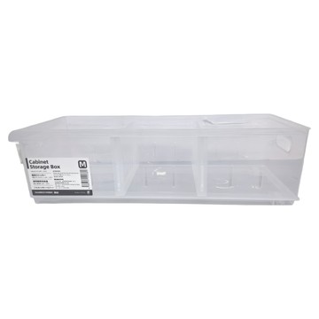 SHIMOYAMA Pp櫥櫃收納盒 BS2666 45 x 16.8 x 12.7cm 中號  透明  45 x 16.8 x 12.7 cm  1個