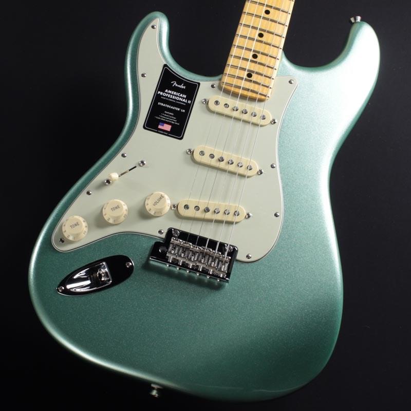 Fender USA American Professional II Stratocaster Left-Hand (Mystic Surf Green Maple)