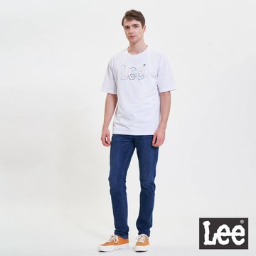Lee 705 中腰標準小直筒牛仔褲 男 Modern 中藍LL220078BJY