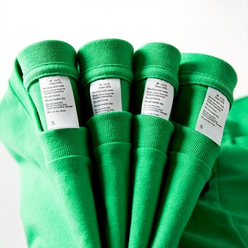 糖果翠綠色250克重磅純棉短袖t恤夏季小清新純色寬松體恤衫男女款