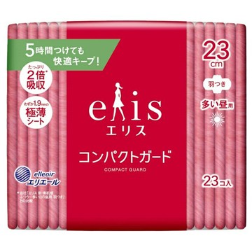elis 愛麗思GO出色極致薄衛生棉-日用(23cm-23片) [大買家]