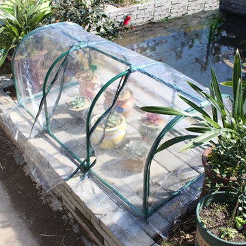 陽臺小隧道式多肉花房 曖房 透明陽光棚 加強款 多肉花暖房