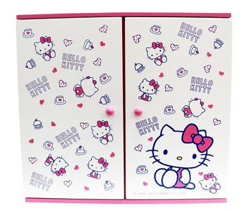 【震撼精品百貨】Hello Kitty 凱蒂貓 HELLO KITTY 多多積木雙拉門收納盒#38148 震撼日式精品百貨