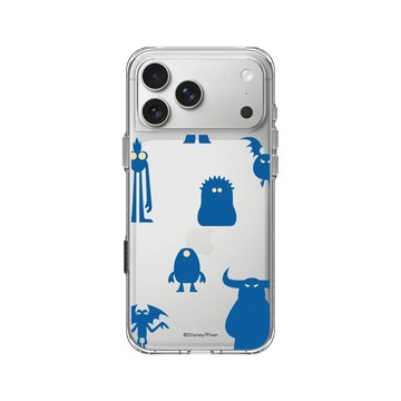 iPhone 17 Pro Max Clear Case（相機按鈕） 透明 - 迪士尼-皮克斯 PIXAR - Monsters 2