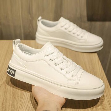 歐洲站小白鞋男2025年新款秋季百搭男士休閑青少年一腳蹬透氣板鞋