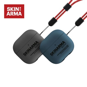 SKINARMA 日本東京 Spunk 潮風格收納保護套(附掛繩) AirPods 第4代靛藍