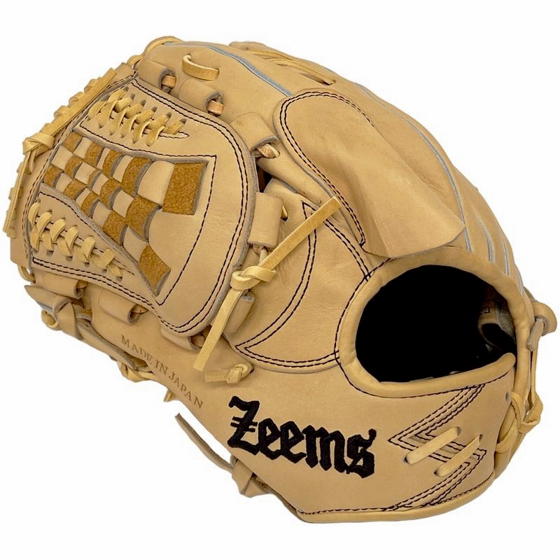 左投げ用 ジームス 野球 硬式グラブ グローブ 三方親 投手用