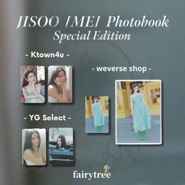 仙女樹🌟 現貨 金智秀 JISOO (BLACKPINK) ' ME ' PHOTOBOOK 特別版 K4通路特典小卡