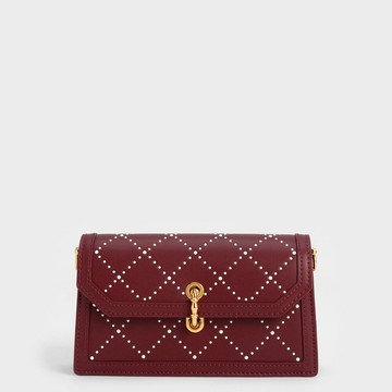 Marietta 菱格紋斜背包