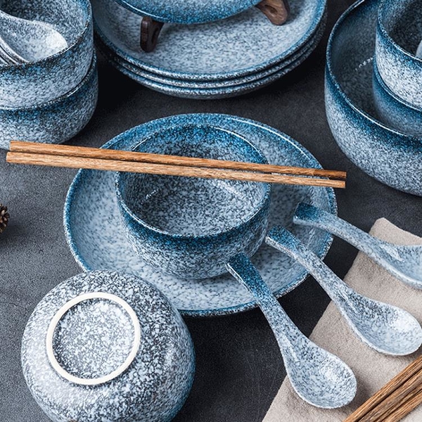 碗碟套裝 家用陶瓷碗日式吃飯碗微波爐餐具北歐碟情侶飯碗筷盤子