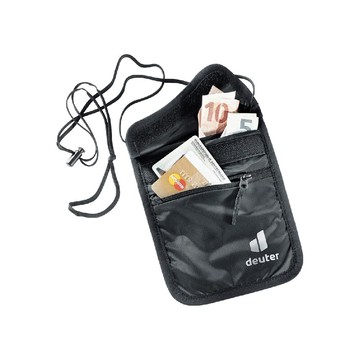 deuter 德國 25g security wallet ii 腰包黑3950221/防盜/側