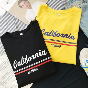 ◆快速出貨◆配對情侶裝．班服．MIT台灣製．純棉長T【YL0830】長T-CALIFORNIA AT 1980．艾咪e舖