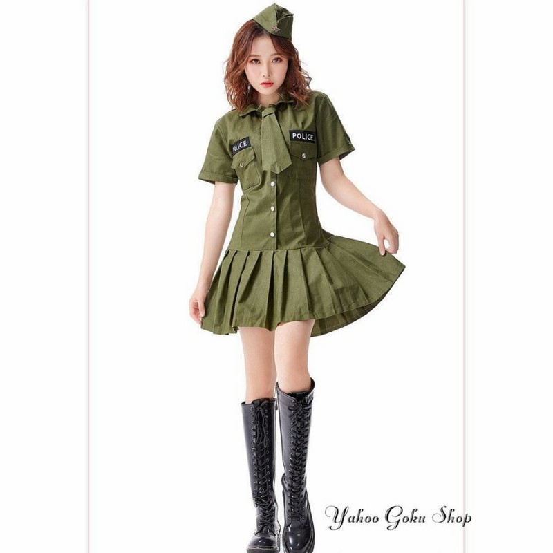 ハロウインにいかがでしょうか? US 販売 ARMY E-5 女性 制服ー式