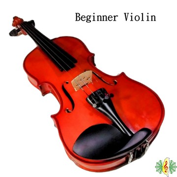 小提琴 [網音樂城] 入門 初學 Beginner Violin 工藝琴 (贈 夜光盒.肩墊 調音器)