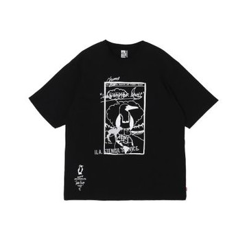 CHUMS 守矢努 Old Booby T-Shirt 男 短袖上衣 黑色 CH012791K001