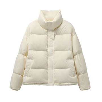 【米蘭精品】羽絨外套鴨絨夾克-防寒透氣溫暖無憂女外套5色74ip46