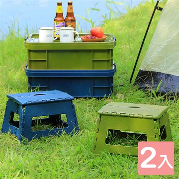 【真心良品】KEYWAY綠沐休閒止滑摺合椅-2入組-兩色各一 _廠商直送
