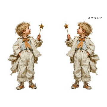 【11月新品2】08-108-0138 人物貼紙 聖誕復古風